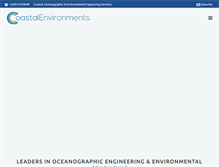 Tablet Screenshot of coastalenvironments.com